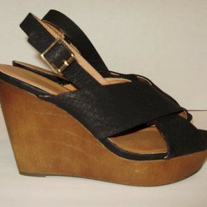 Maurices Womens Shoes Size 9 Black Summer Heels